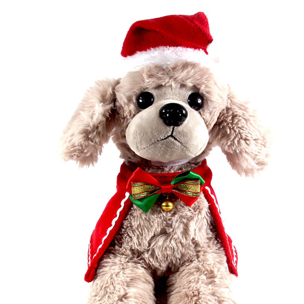 Christmas Cape For Dogs-Paw Print Pad