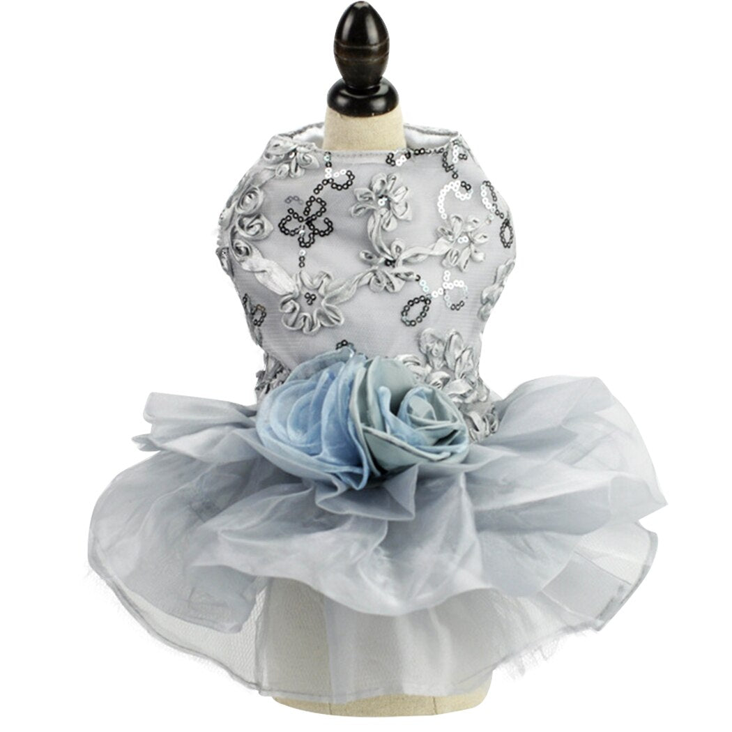 Dress Costume For Dogs-Paw Print Pad