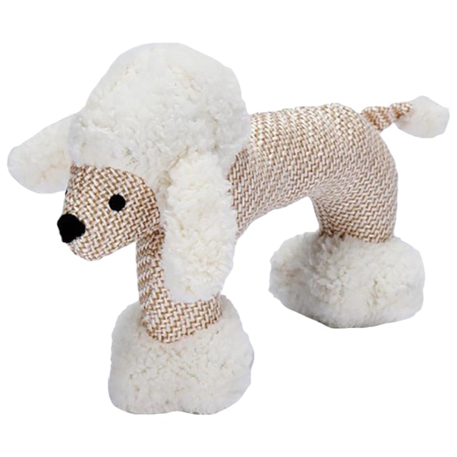 Animal-Shaped Squeaky Toys For Dogs-Paw Print Pad