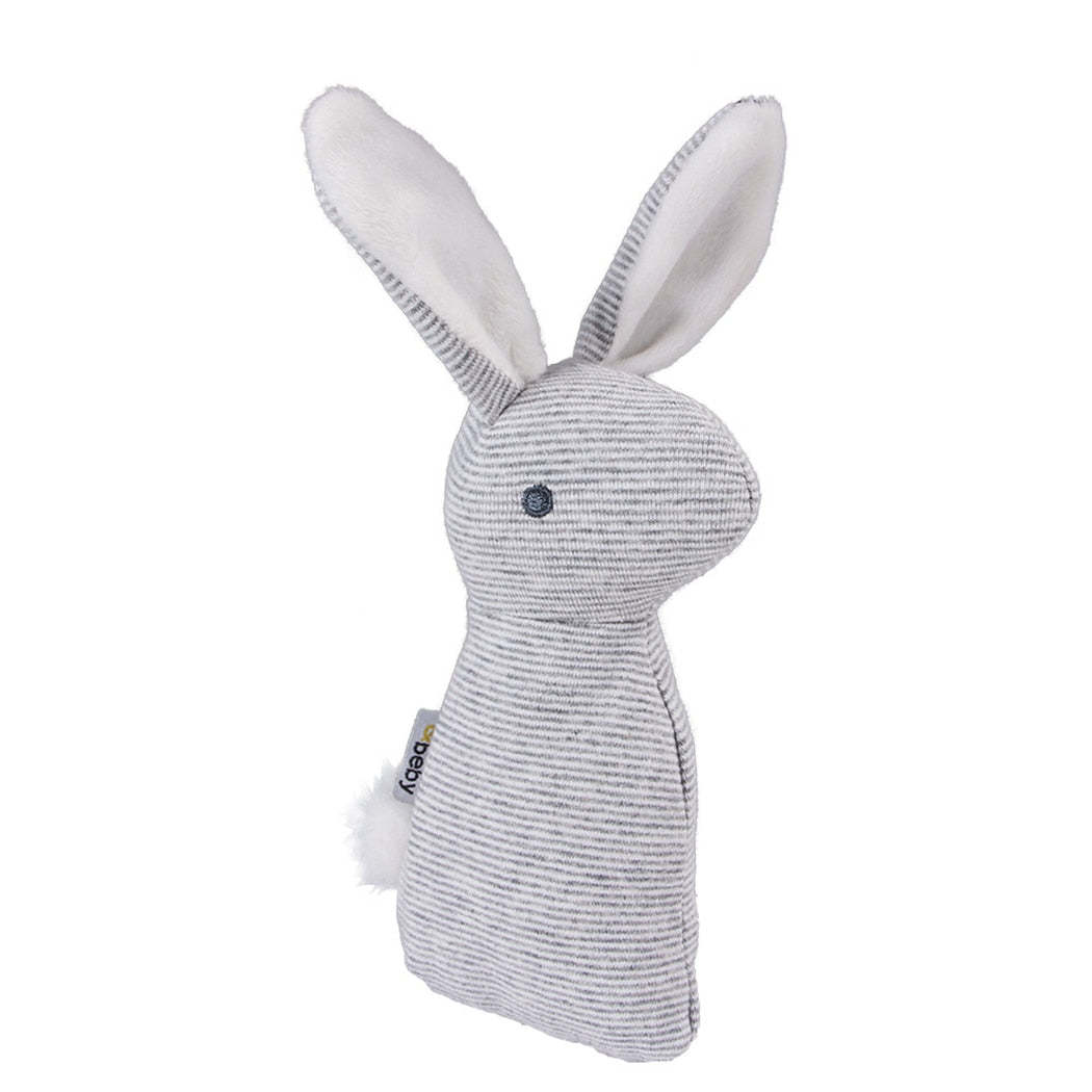 Squeaky Rabbit Chew Toy For Dogs-Paw Print Pad