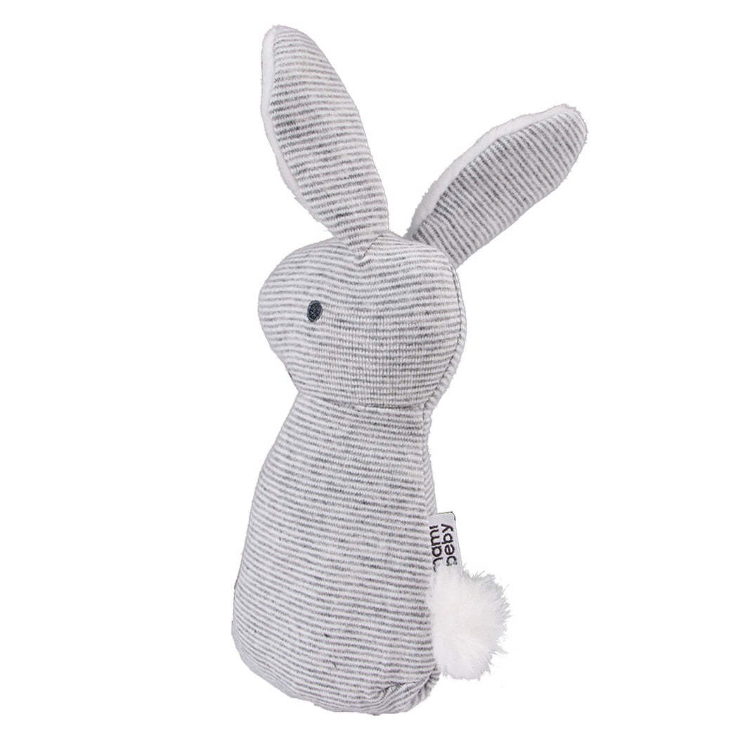 Squeaky Rabbit Chew Toy For Dogs-Paw Print Pad