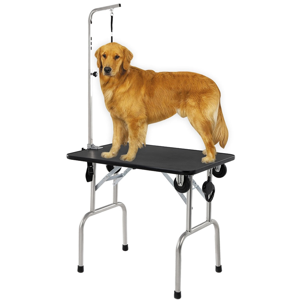 2 Piece Grooming Rope For Dogs-Paw Print Pad