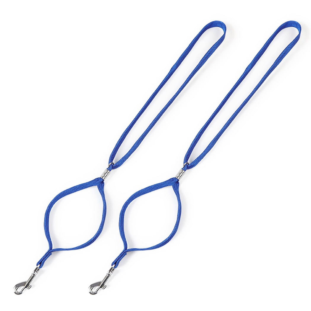 2 Piece 48cm Grooming Rope Set For Dogs-Paw Print Pad