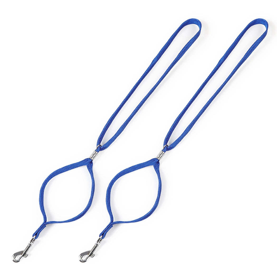 2 Piece 48cm Grooming Rope Set For Dogs-Paw Print Pad