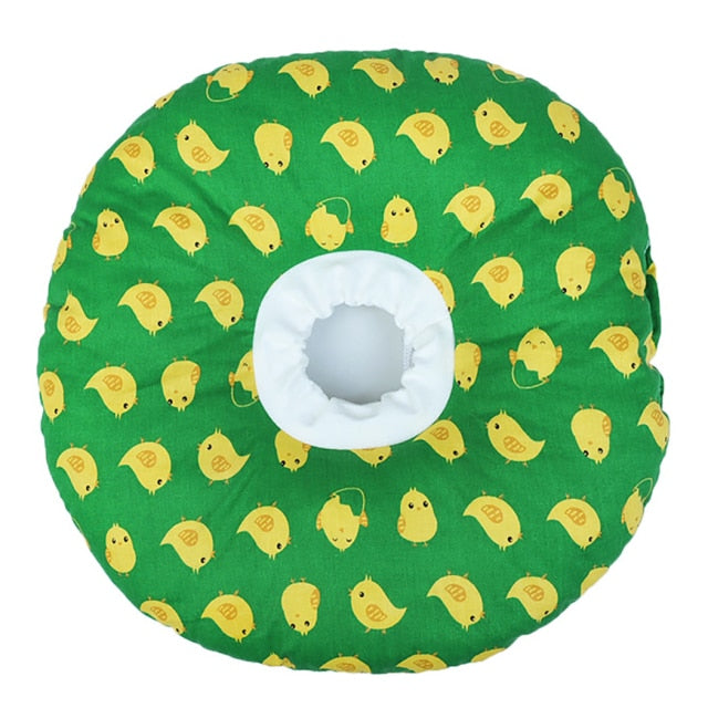 Soft Sponge Cat Recovery Collar-Paw Print Pad