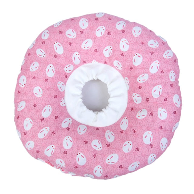 Soft Sponge Cat Recovery Collar-Paw Print Pad