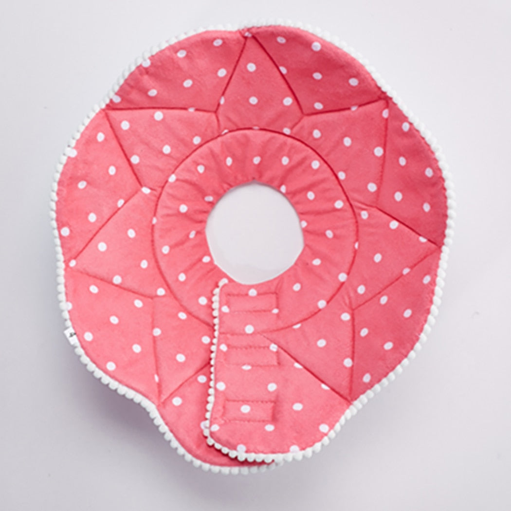 Cute Flower Shape Recovery Collars For Dogs-Paw Print Pad