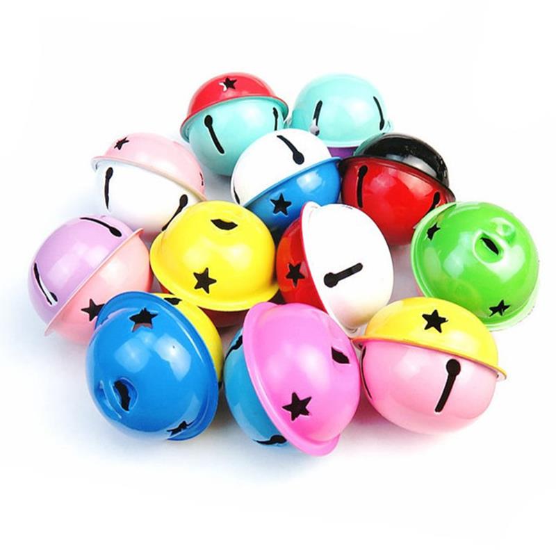 10Pcs Cat Star Design Interactive Toy Bells For Cat-Paw Print Pad