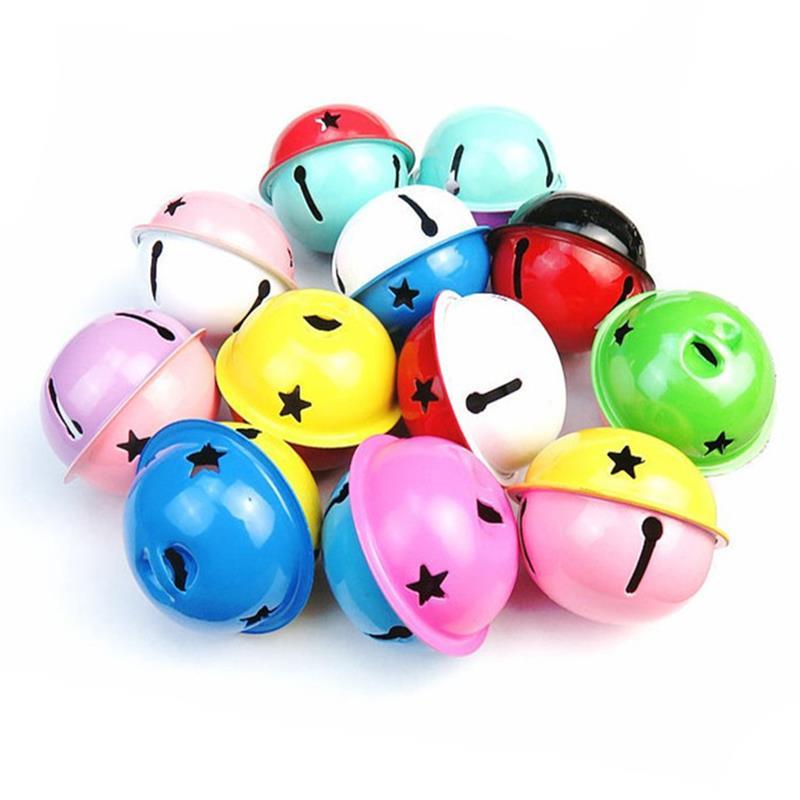 10Pcs Cat Star Design Interactive Toy Bells For Cat-Paw Print Pad
