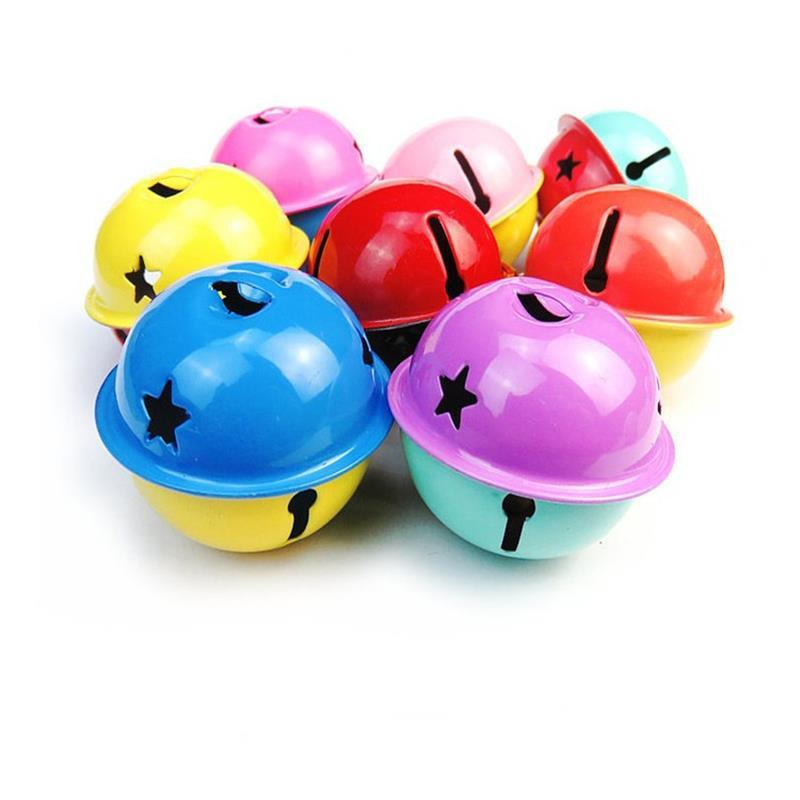 10Pcs Cat Star Design Interactive Toy Bells For Cat-Paw Print Pad
