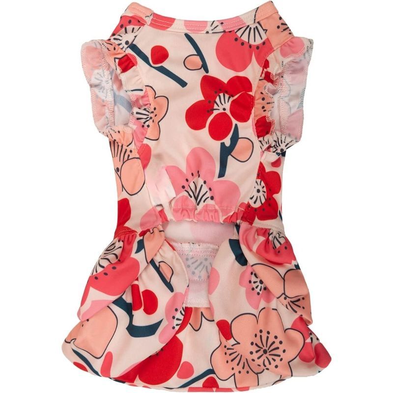 Summer Puppy Clothes For Small Dogs Girl Sequins Skirt-Paw Print Pad