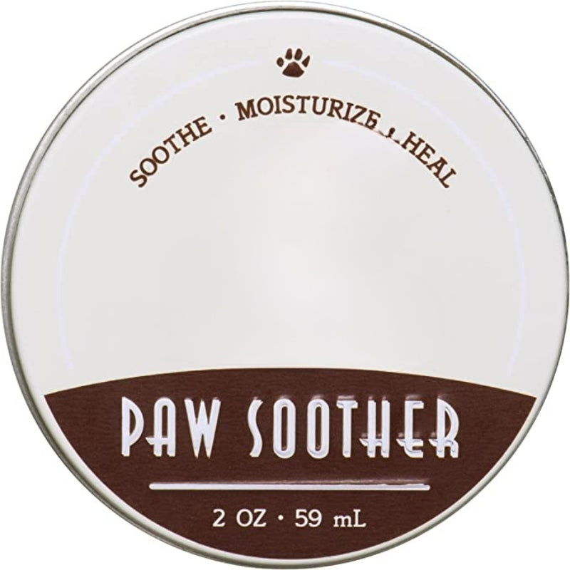 Natural Dog Company Paw Soother Tin Cracked, And Rough Paws-Paw Print Pad