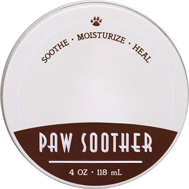Natural Dog Company Paw Soother Tin Cracked, And Rough Paws-Paw Print Pad