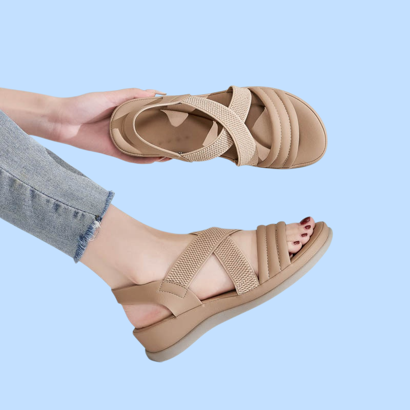 Lightweight soft soled women's sandals