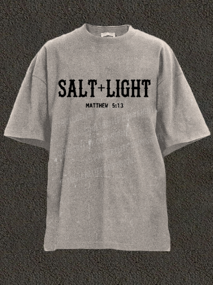 Salt & Light Christian Washed T-Shirt