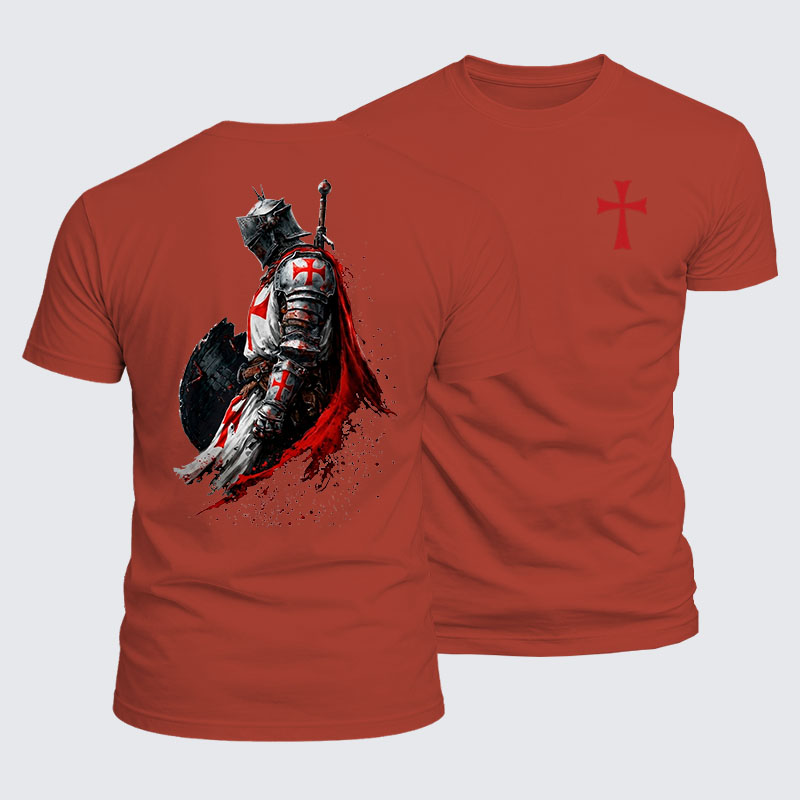 Luxe Mercerized Cotton Tee - Knight Templar 