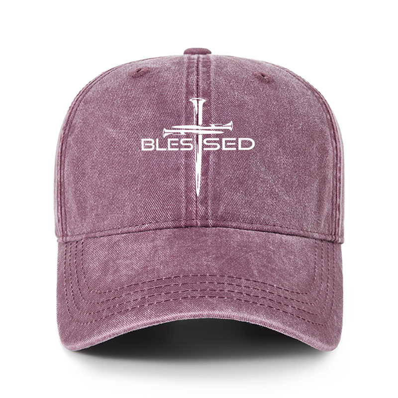Heritage Washed Cap - Cross Blessed