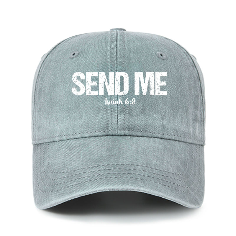 Heritage Washed Cap - Isaiah 6:8 - SEND ME