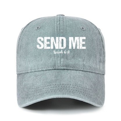 Heritage Washed Cap - Isaiah 6:8 - SEND ME