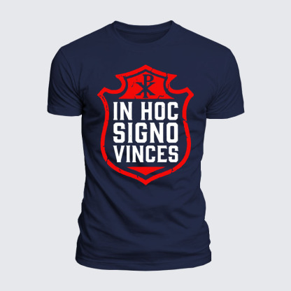 [Copy]Luxe Mercerized Cotton Tee - In Hoc Signo Vinces 