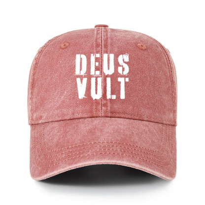 Heritage Washed Cap - Deus Vult 