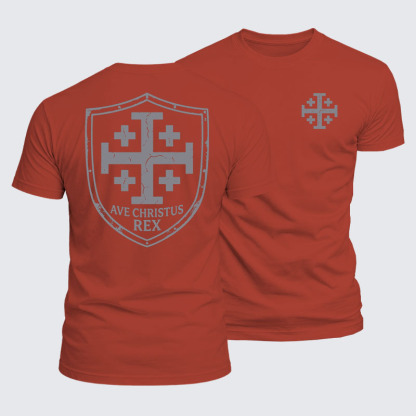 Luxe Mercerized Cotton Tee - Ave Christus Rex