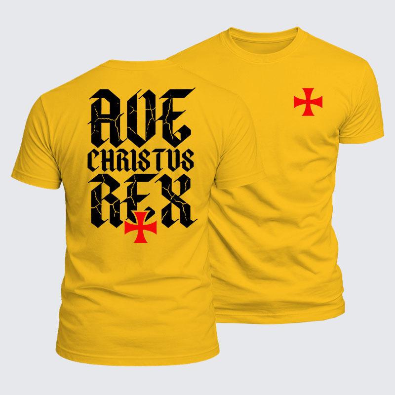 Luxe Mercerized Cotton Tee - Ave Christus Rex