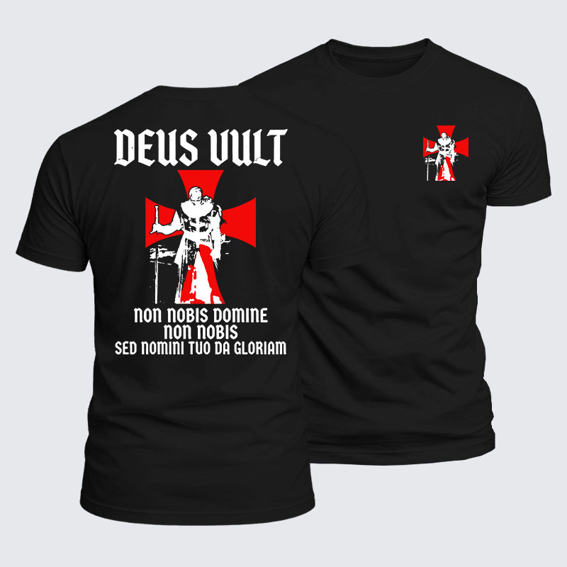 Man Of God Husband Dad Jesus God Christian Cotton T-Shirt