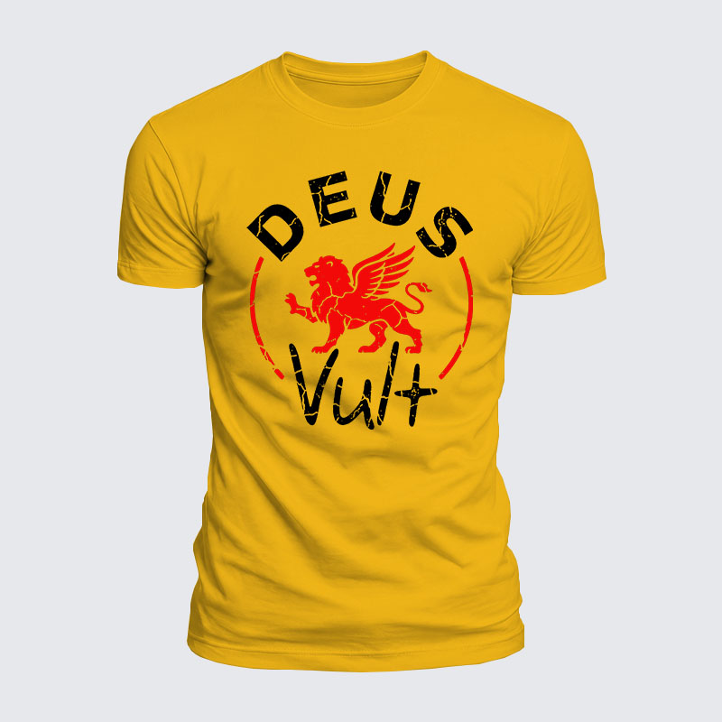 Luxe Mercerized Cotton Tee - Deus Vult
