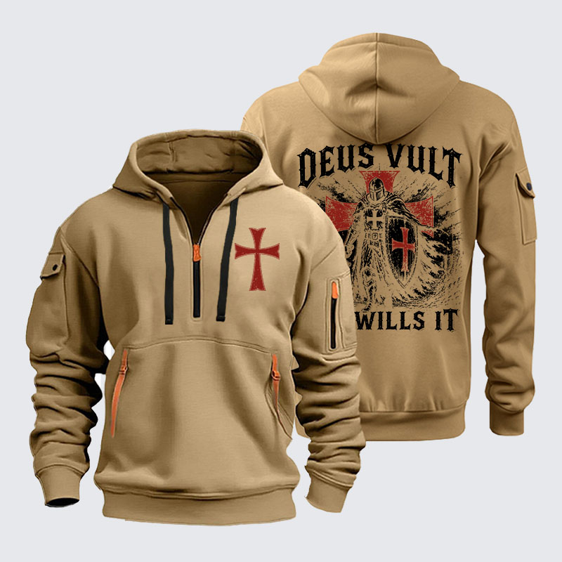 Zipper Hoodies - Deus Vult