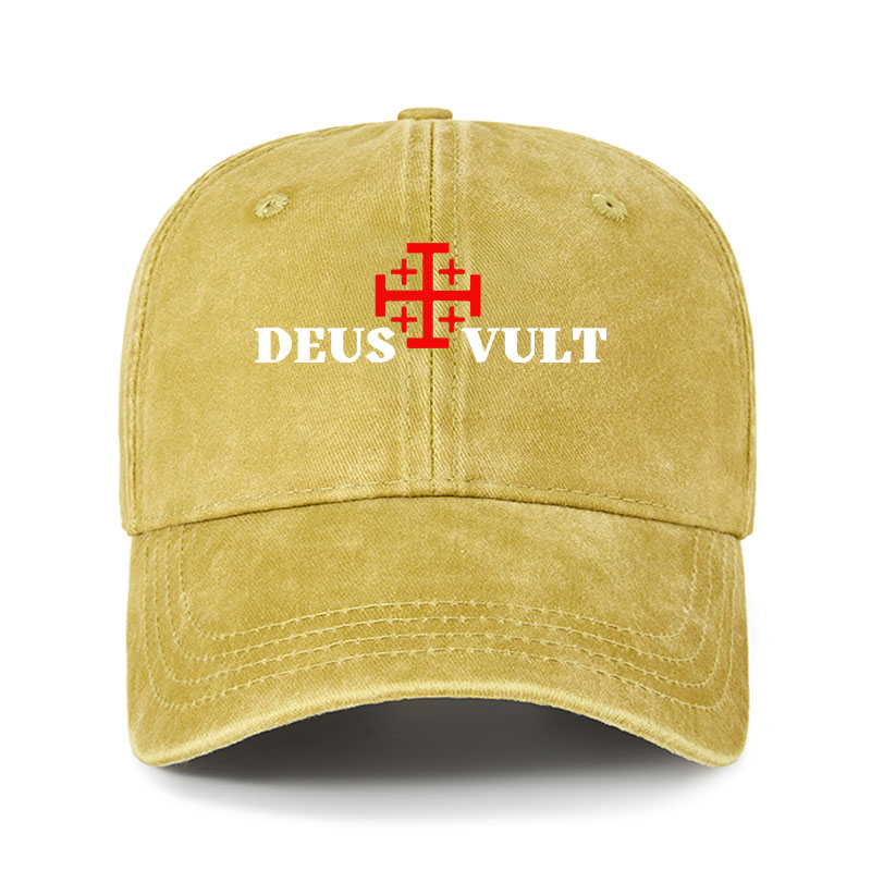 Heritage Washed Cap - Deus Vult