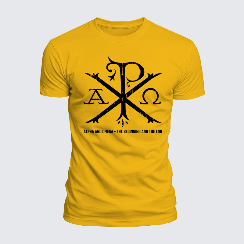 Luxe Mercerized Cotton Tee - Alpha And Omega