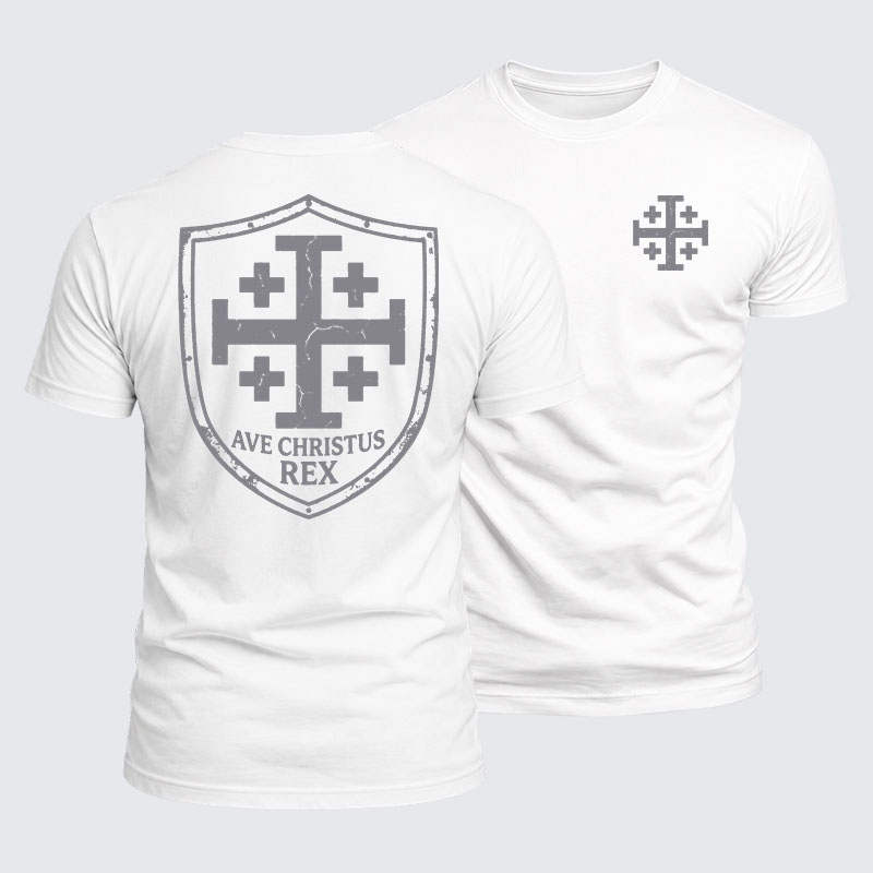 Luxe Mercerized Cotton Tee - Ave Christus Rex