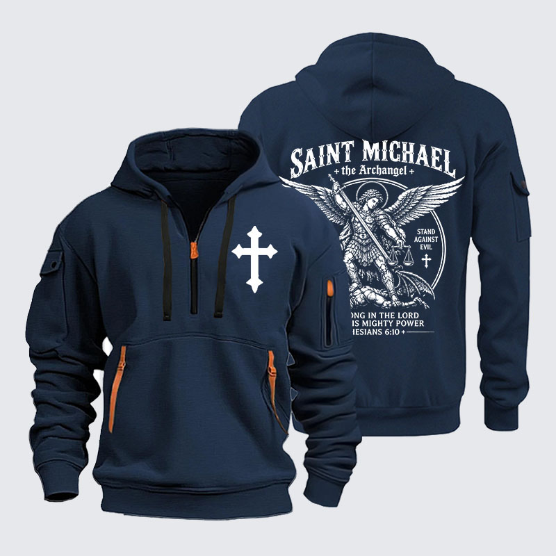 Zipper Hoodies - Saint Michael The Archangel