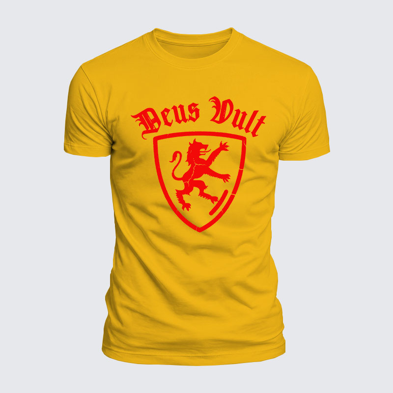Luxe Mercerized Cotton Tee - Deus Vult