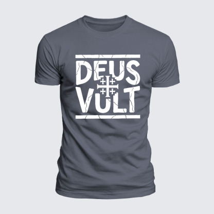 Luxe Mercerized Cotton Tee - Deus Vult 