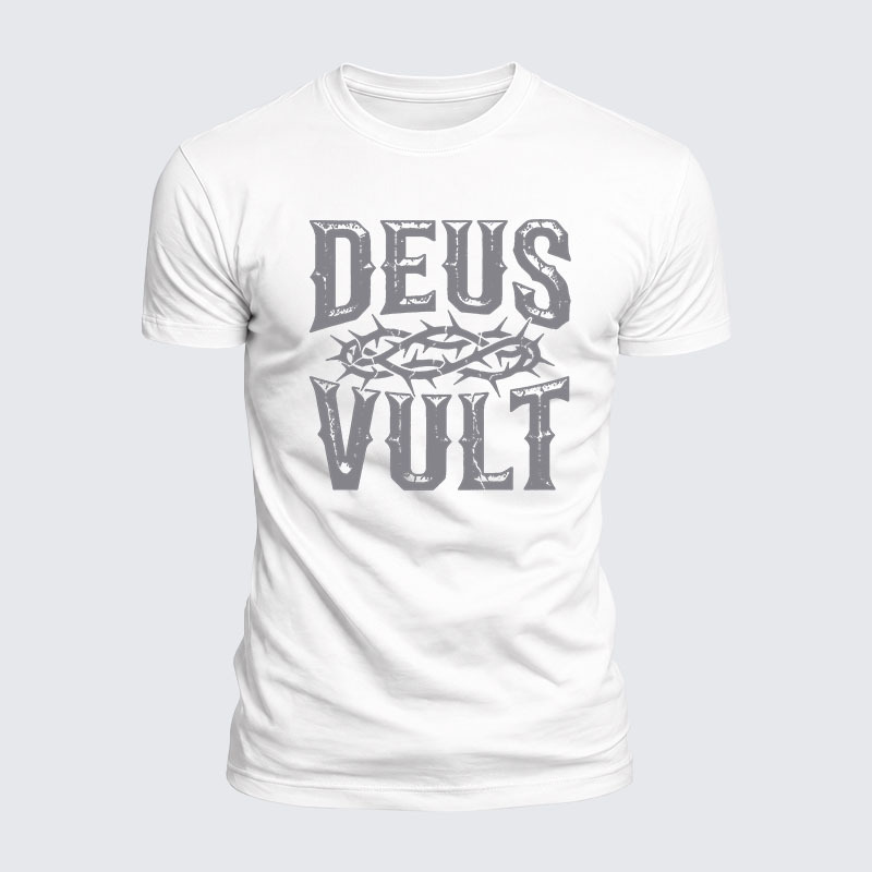 Luxe Mercerized Cotton Tee - Deus Vult