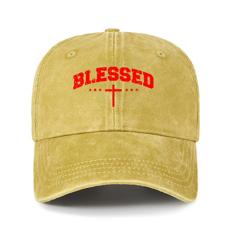 Heritage Washed Cap - Blessed Cross