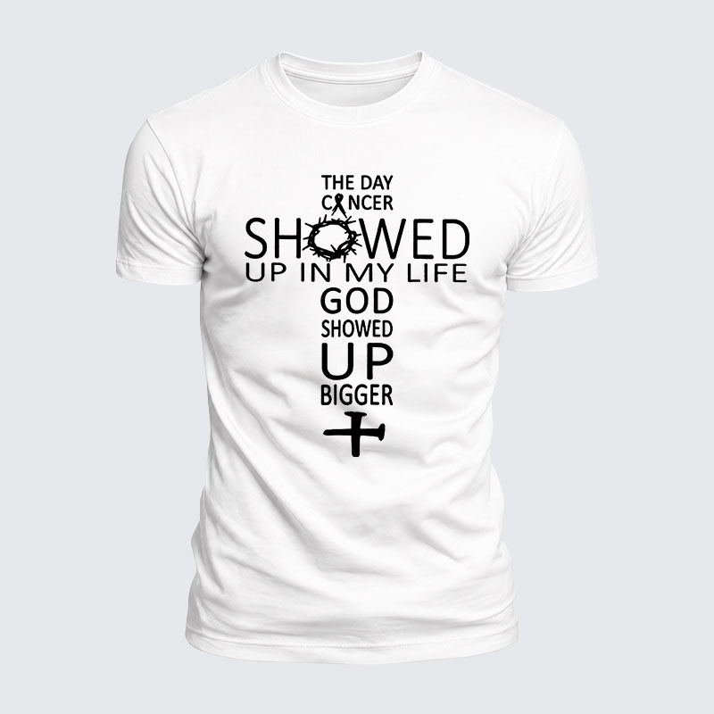 Luxe Mercerized Cotton Tee - The Devil Saw Me Until I Said Amen