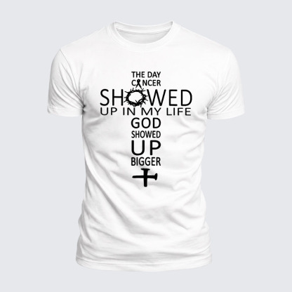 Luxe Mercerized Cotton Tee - The Devil Saw Me Until I Said Amen