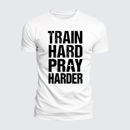 Luxe Mercerized Cotton Tee - Train Hard Pray Harder