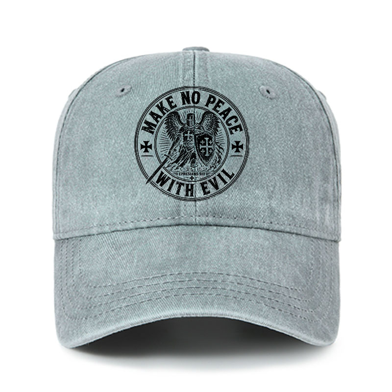 Heritage Washed Cap - Make No Peace With Evil