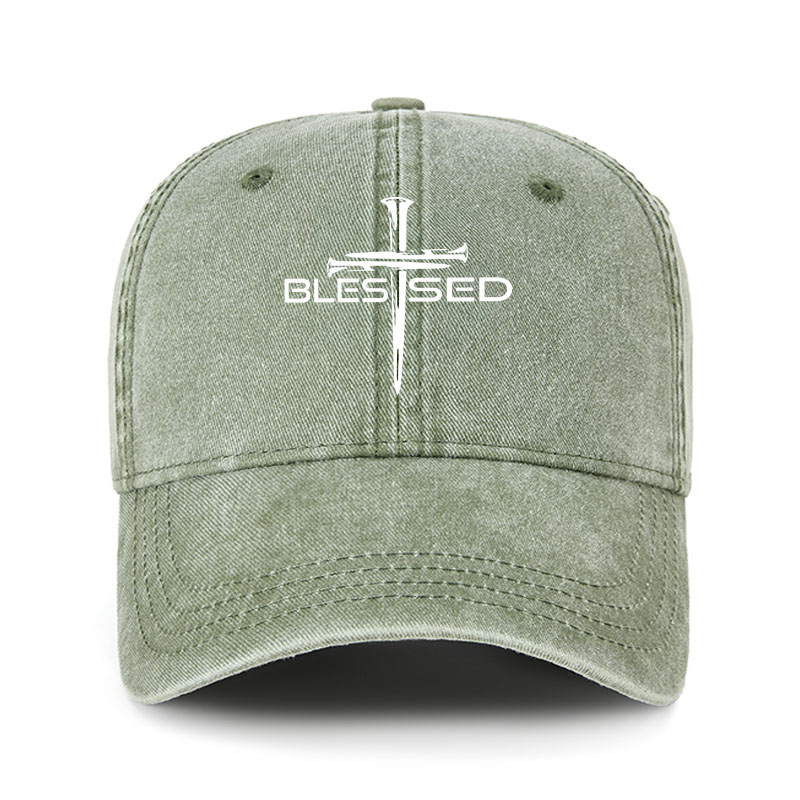 Heritage Washed Cap - Cross Blessed