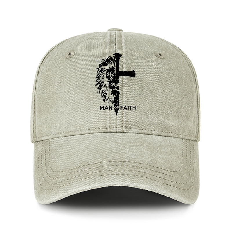 Heritage Washed Cap - Man of Faith