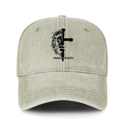 Heritage Washed Cap - Man of Faith