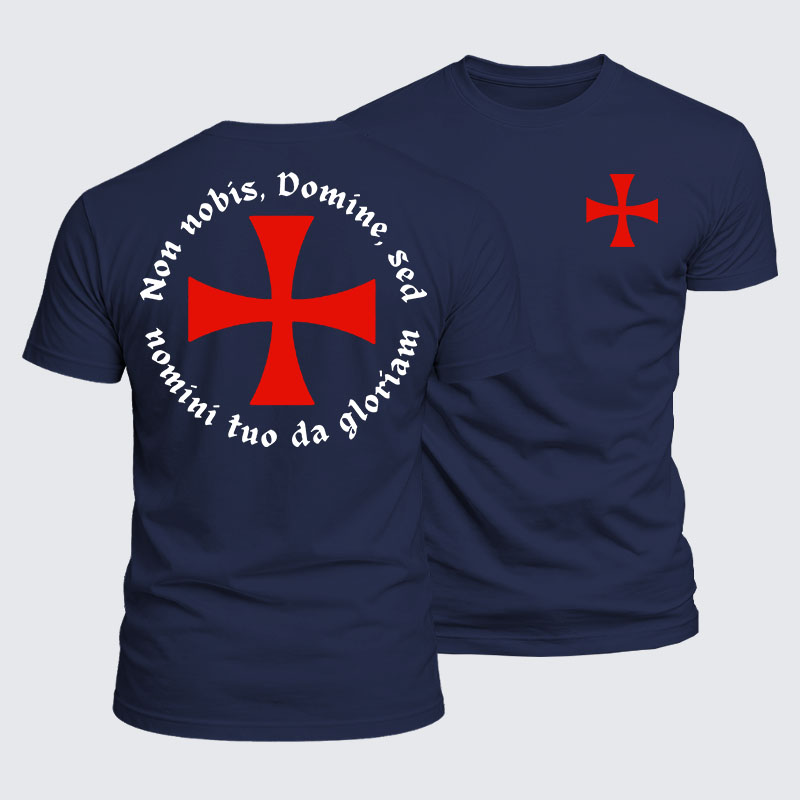 Luxe Mercerized Cotton Tee - Non Nobis, Domine