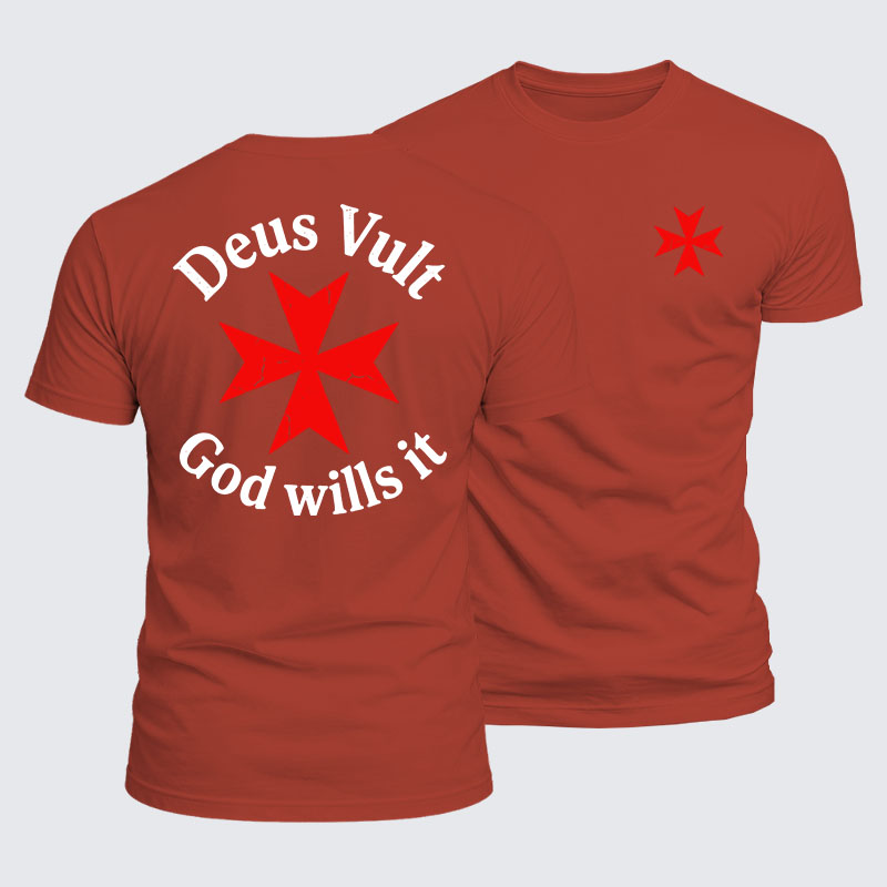 Luxe Mercerized Cotton Tee - Deus Vult 
