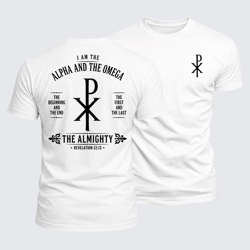 Luxe Mercerized Cotton Tee - Alpha And Omega