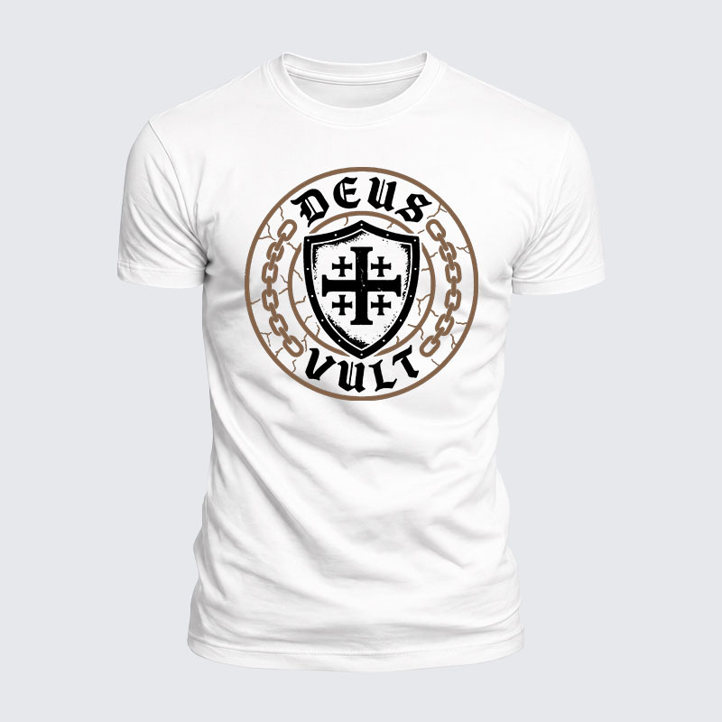 Luxe Mercerized Cotton Tee - Deus Vult 