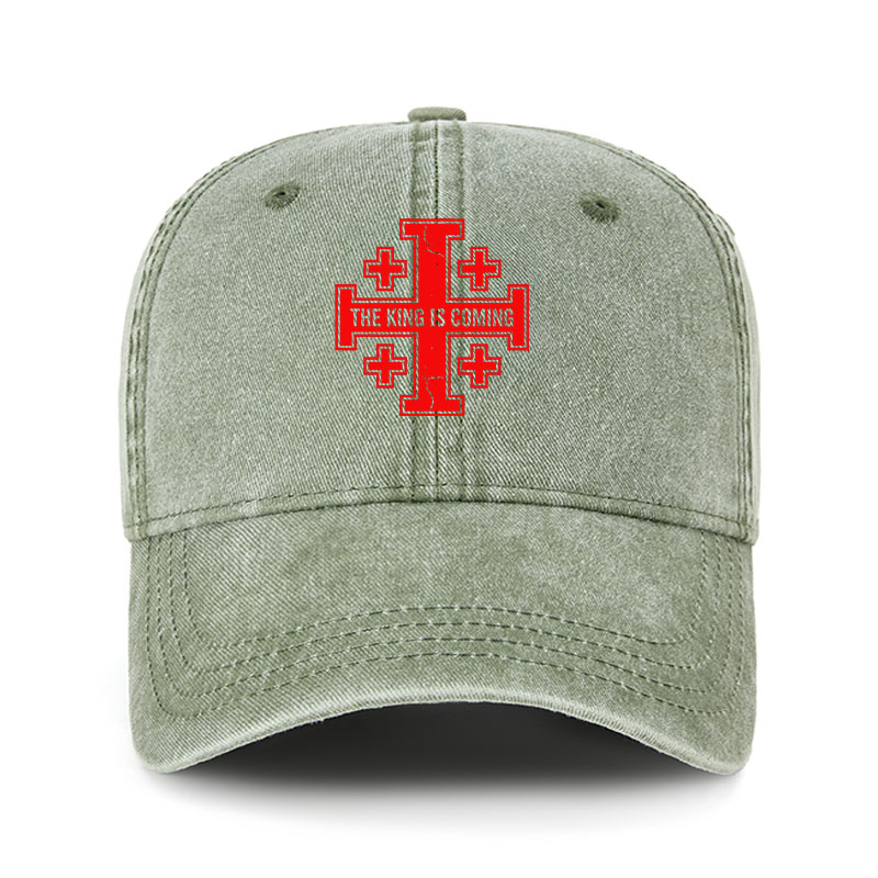 Heritage Washed Cap - Jerusalem Cross